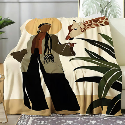 T069 Flannel Blanket for Bed, Couch, Recliner & Travel - All-Season Comfort, -Pilling, Suitable for Adults and Teens