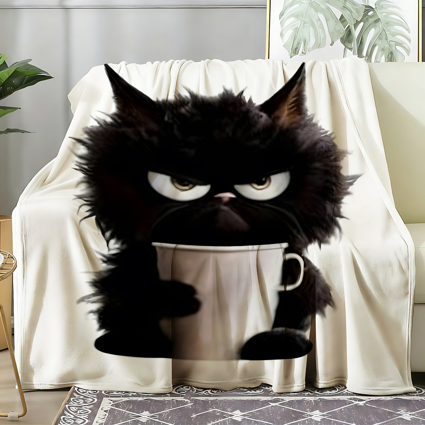 T081 Flannel Blanket for Bed, Couch, Recliner & Travel - All-Season Comfort, -Pilling, Suitable for Adults and Teens