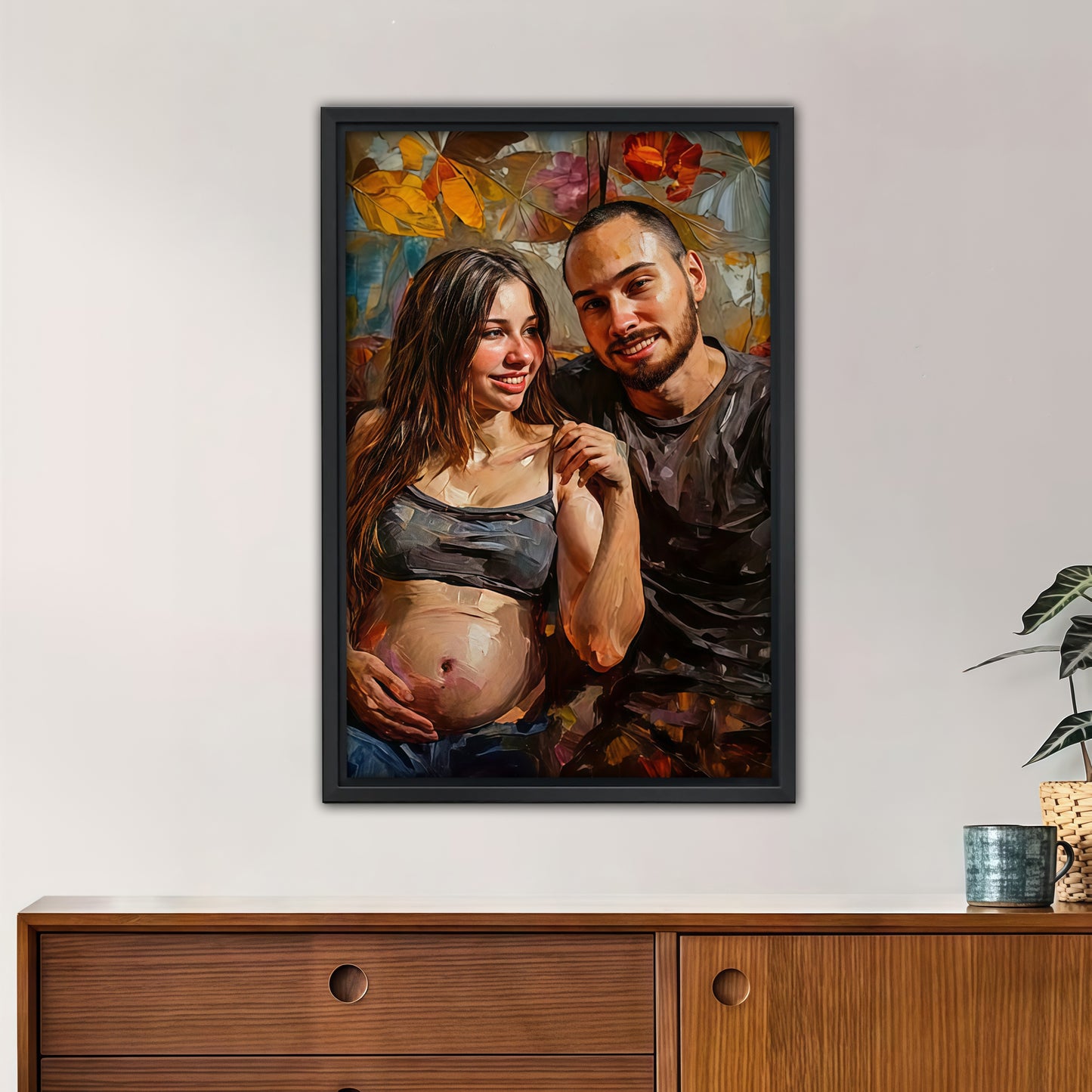 Luxury Custom Oil Painting from Your Photo - Timeless Portrait for Family, Couples & Individuals - Hand-Painted Fine Art Canvas