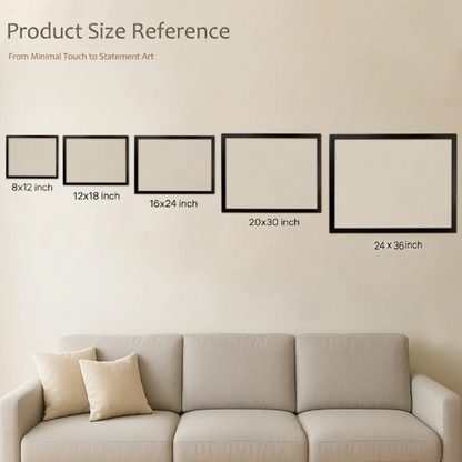 W442 Natural Wood Grain Canvas Decorative Painting – High-Quality Abstract Art | Ideal for Living Rooms and Offices