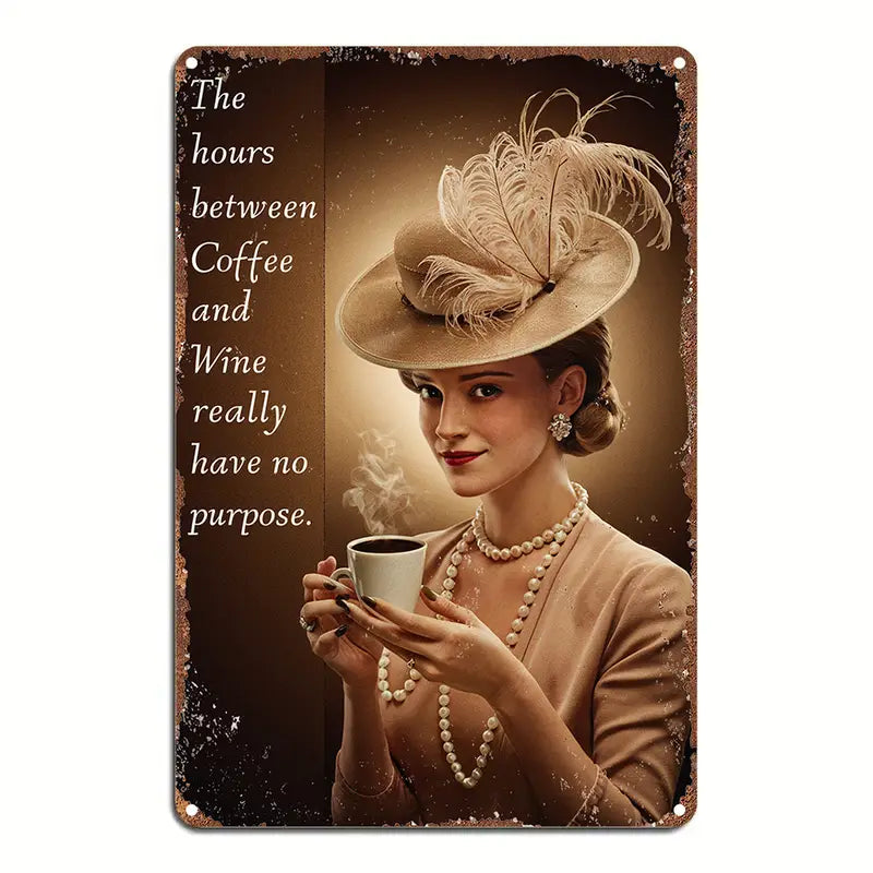 8x12 Pin-Up Girl Metal Sign – Retro Tin Wall Art for Garage & Bar Decor | Tin & Time Co. #3043