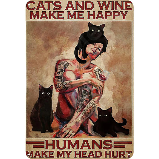 8x12 Pin-Up Girl Metal Sign – Retro Tin Wall Art for Garage & Bar Decor | Tin & Time Co. #3069