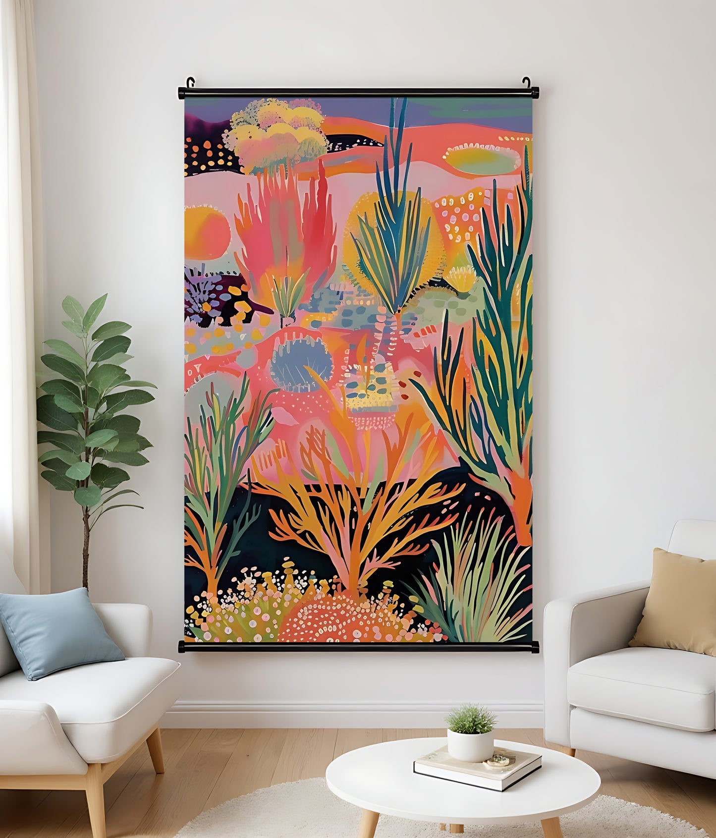 H013 Oil Canvas Scroll Painting – Classic Artwork for Living Spaces| Wallcow