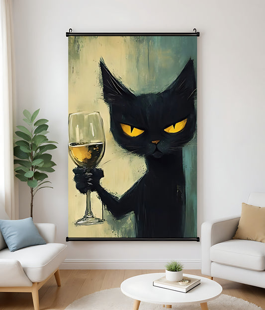 H008 Oil Canvas Scroll Painting – Classic Artwork for Living Spaces| Wallcow