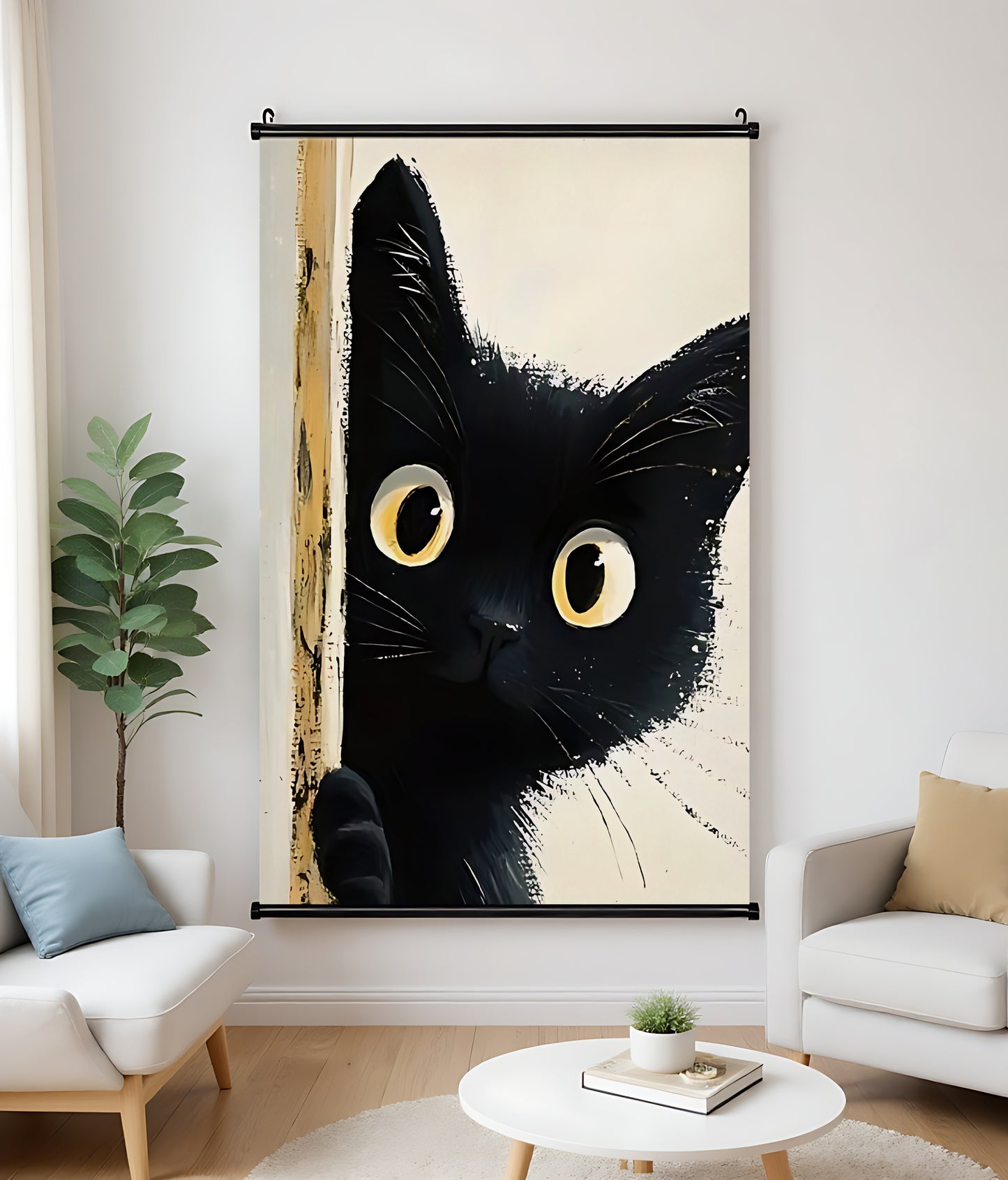 H012 Oil Canvas Scroll Painting – Classic Artwork for Living Spaces| Wallcow