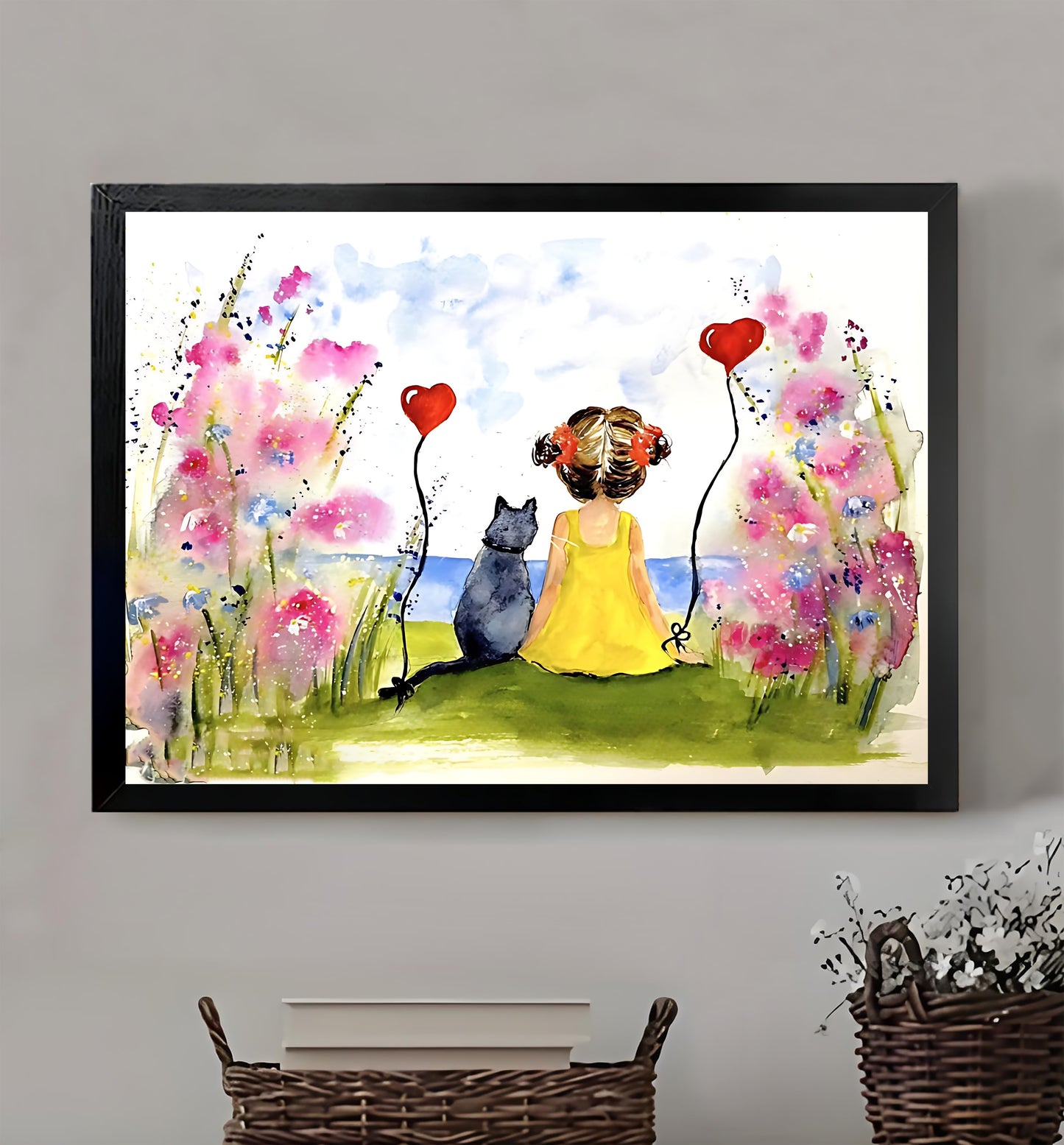 W419 Natural Wood Grain Canvas Decorative Painting – High-Quality Abstract Art | Ideal for Living Rooms and Offices