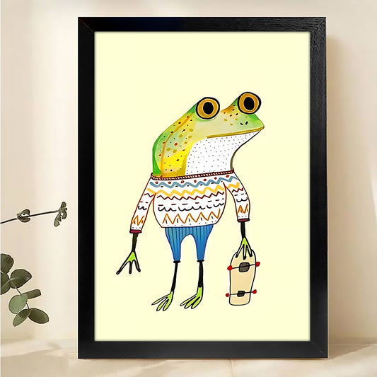 W468 Natural Wood Grain Canvas Decorative Painting – High-Quality Abstract Art | Ideal for Living Rooms and Offices