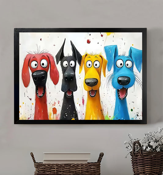 W471 Natural Wood Grain Canvas Decorative Painting – High-Quality Abstract Art | Ideal for Living Rooms and Offices