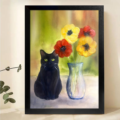 W352 Natural Wood Canvas – High-Quality Abstract Art | Perfect for Living Room & Office