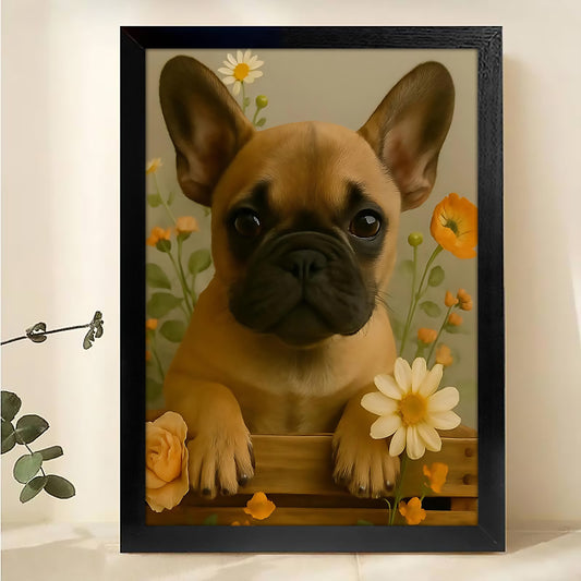 W330 Natural Wood Canvas – High-Quality Abstract Art | Perfect for Living Room & Office