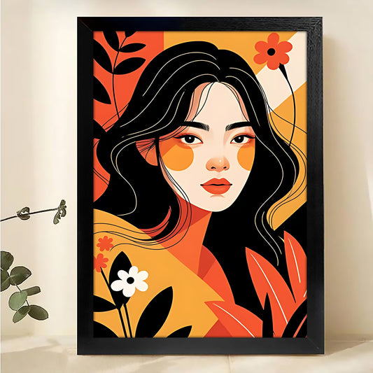 W479 Natural Wood Grain Canvas Decorative Painting – High-Quality Abstract Art | Ideal for Living Rooms and Offices