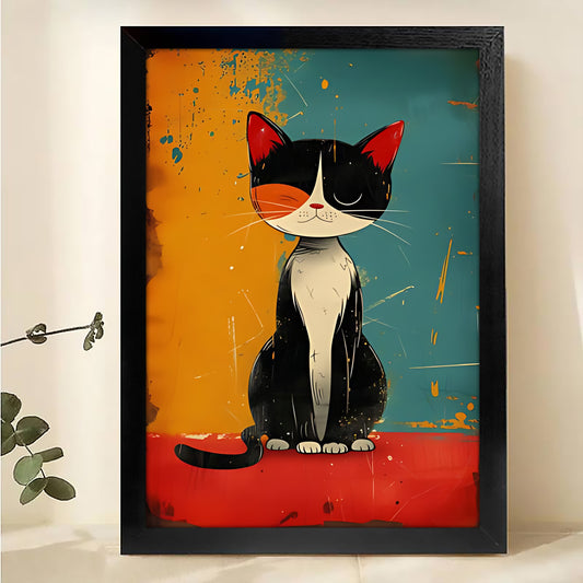 W455 Natural Wood Grain Canvas Decorative Painting – High-Quality Abstract Art | Ideal for Living Rooms and Offices