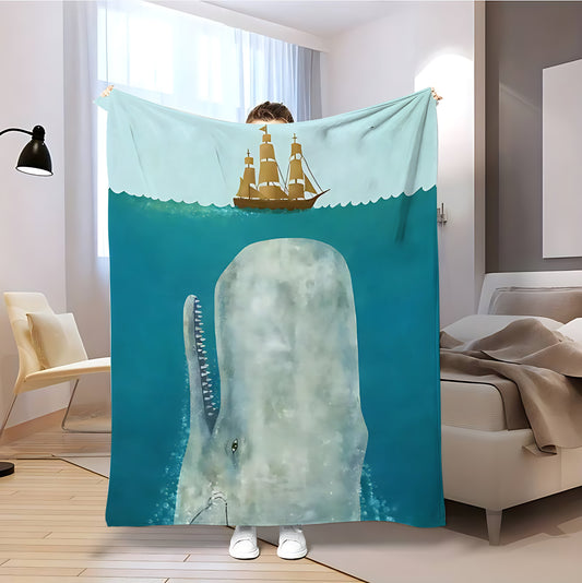 T063 Flannel Blanket for Bed, Couch, Recliner & Travel - All-Season Comfort, -Pilling, Suitable for Adults and Teens