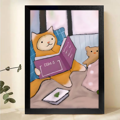 W349 Natural Wood Canvas – High-Quality Abstract Art | Perfect for Living Room & Office