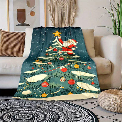 T009 Flannel Blanket for Bed, Couch, Recliner & Travel - All-Season Comfort, -Pilling, Suitable for Adults and Teens