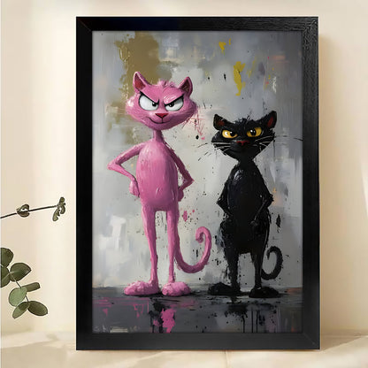 W425 Natural Wood Grain Canvas Decorative Painting – High-Quality Abstract Art | Ideal for Living Rooms and Offices