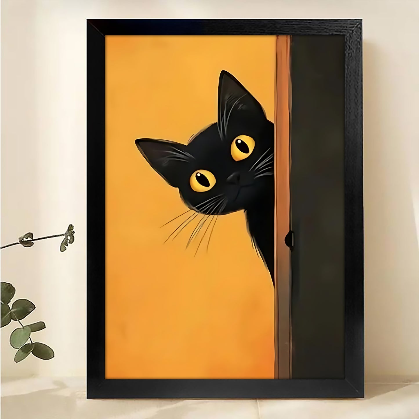 W180  Natural Wood Canvas – High-Quality Abstract Art | Perfect for Living Room & Office