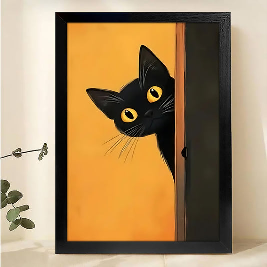 W180  Natural Wood Canvas – High-Quality Abstract Art | Perfect for Living Room & Office