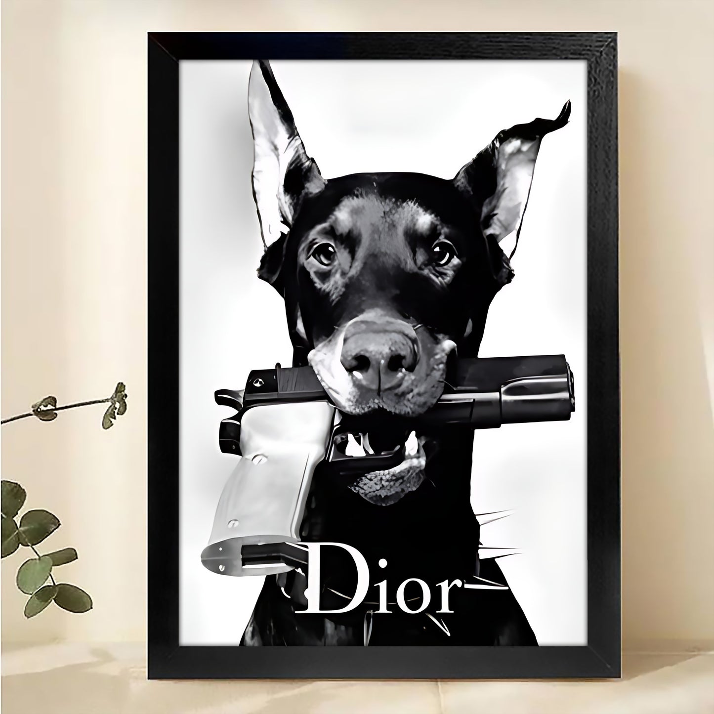 W210  Natural Wood Canvas – High-Quality Abstract Art | Perfect for Living Room & Office