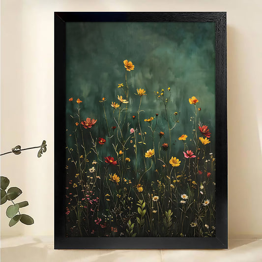 W387 Natural Wood Grain Canvas Decorative Painting – High-Quality Abstract Art | Ideal for Living Rooms and Offices