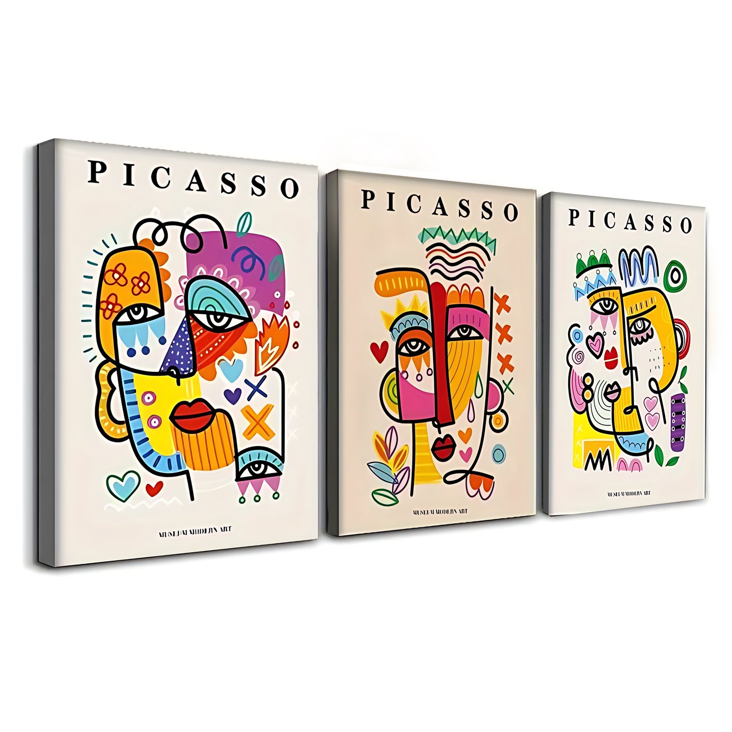 F004Triptych Canvas – High-Quality Wall Art | Perfect for Living Room & Home Décor