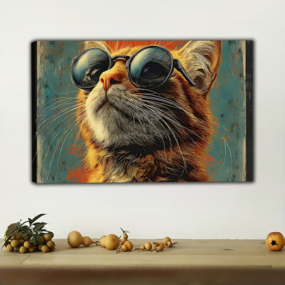 W483 Natural Wood Grain Canvas Decorative Painting – High-Quality Abstract Art | Ideal for Living Rooms and Offices