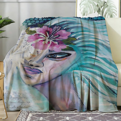 T054 Flannel Blanket for Bed, Couch, Recliner & Travel - All-Season Comfort, -Pilling, Suitable for Adults and Teens