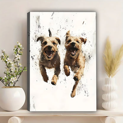 W382 Natural Wood Grain Canvas Decorative Painting – High-Quality Abstract Art | Ideal for Living Rooms and Offices