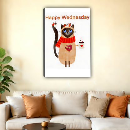 W440 Natural Wood Grain Canvas Decorative Painting – High-Quality Abstract Art | Ideal for Living Rooms and Offices