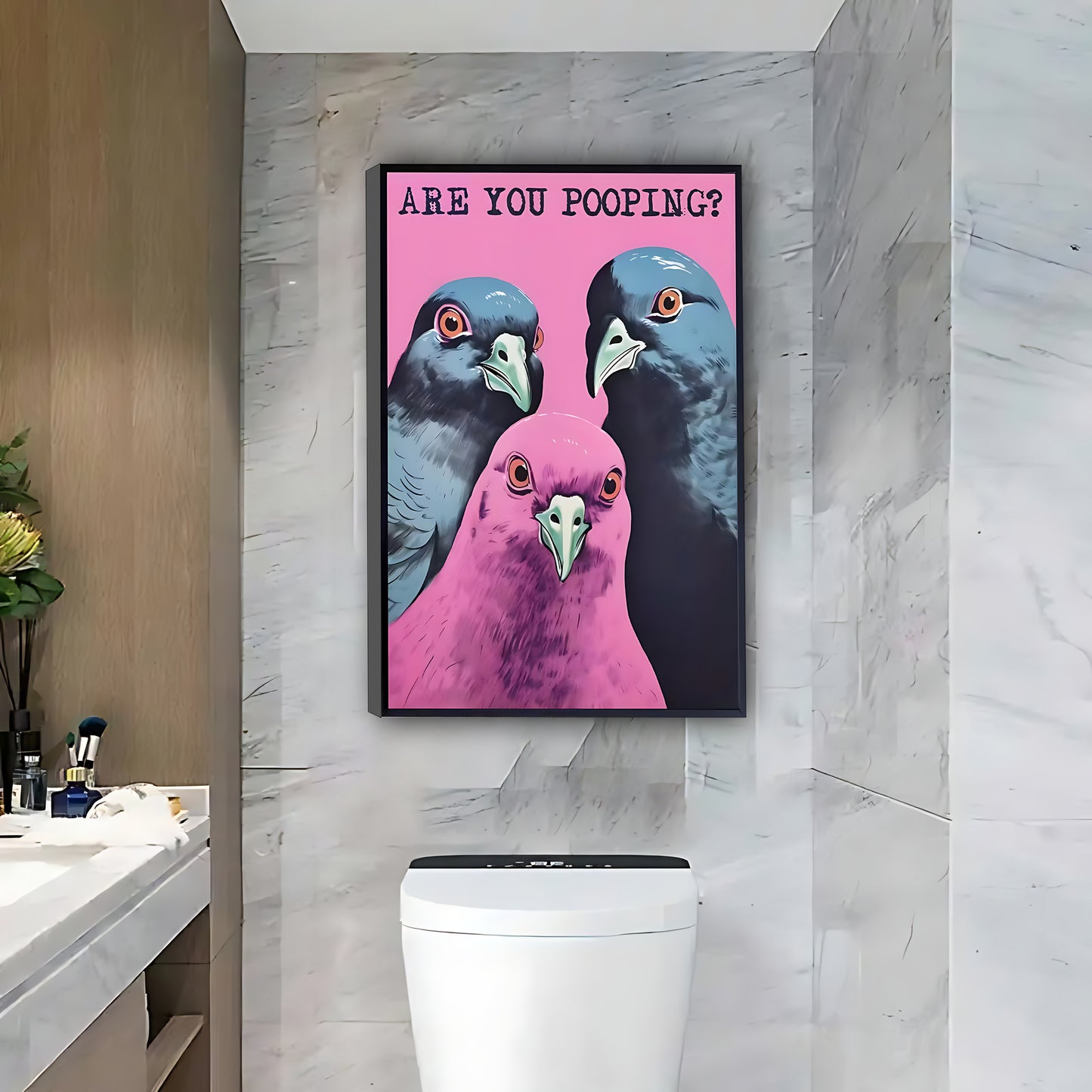 W466 Natural Wood Grain Canvas Decorative Painting – High-Quality Abstract Art | Ideal for Living Rooms and Offices