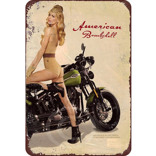 8x12 Classic Car Metal Sign – Vintage Tin Wall Art for Auto Fans & Garages | Tin & Time Co. #4018