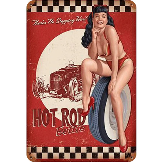 8x12 Classic Car Metal Sign – Vintage Tin Wall Art for Auto Fans & Garages | Tin & Time Co. #4019