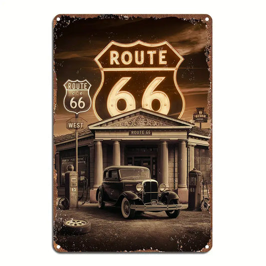 8x12 Classic Car Metal Sign – Vintage Tin Wall Art for Auto Fans & Garages | Tin & Time Co. #4035