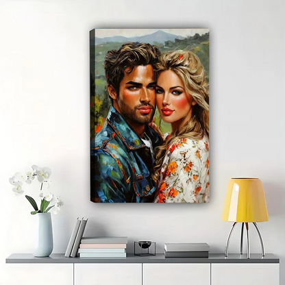 Luxury Custom Oil Painting from Photo - Hand-Painted Canvas Art