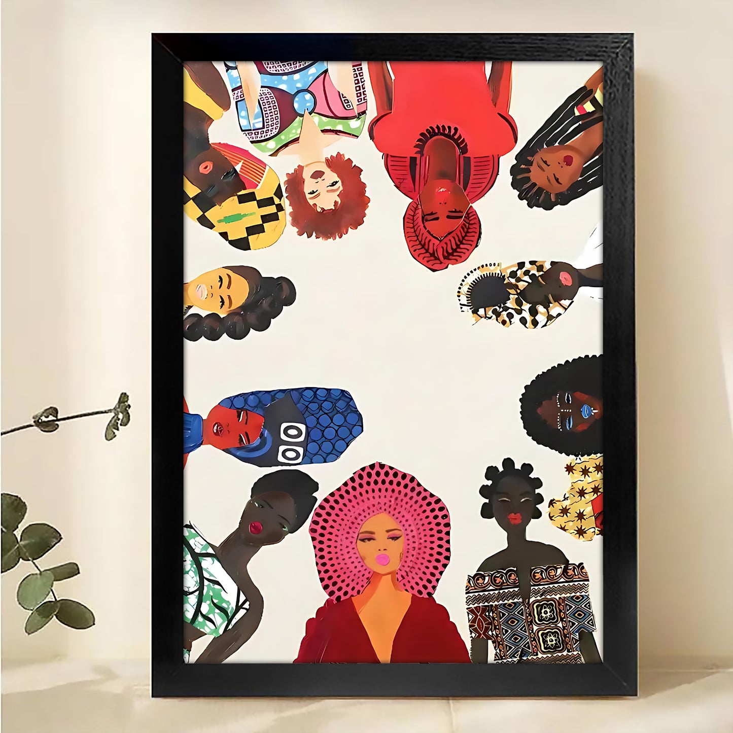 W239 Natural Wood Canvas – High-Quality Abstract Art | Perfect for Living Room & Office