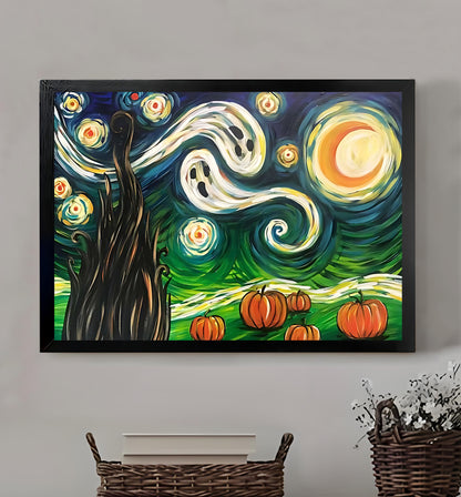 W348 Natural Wood Canvas – High-Quality Abstract Art | Perfect for Living Room & Office