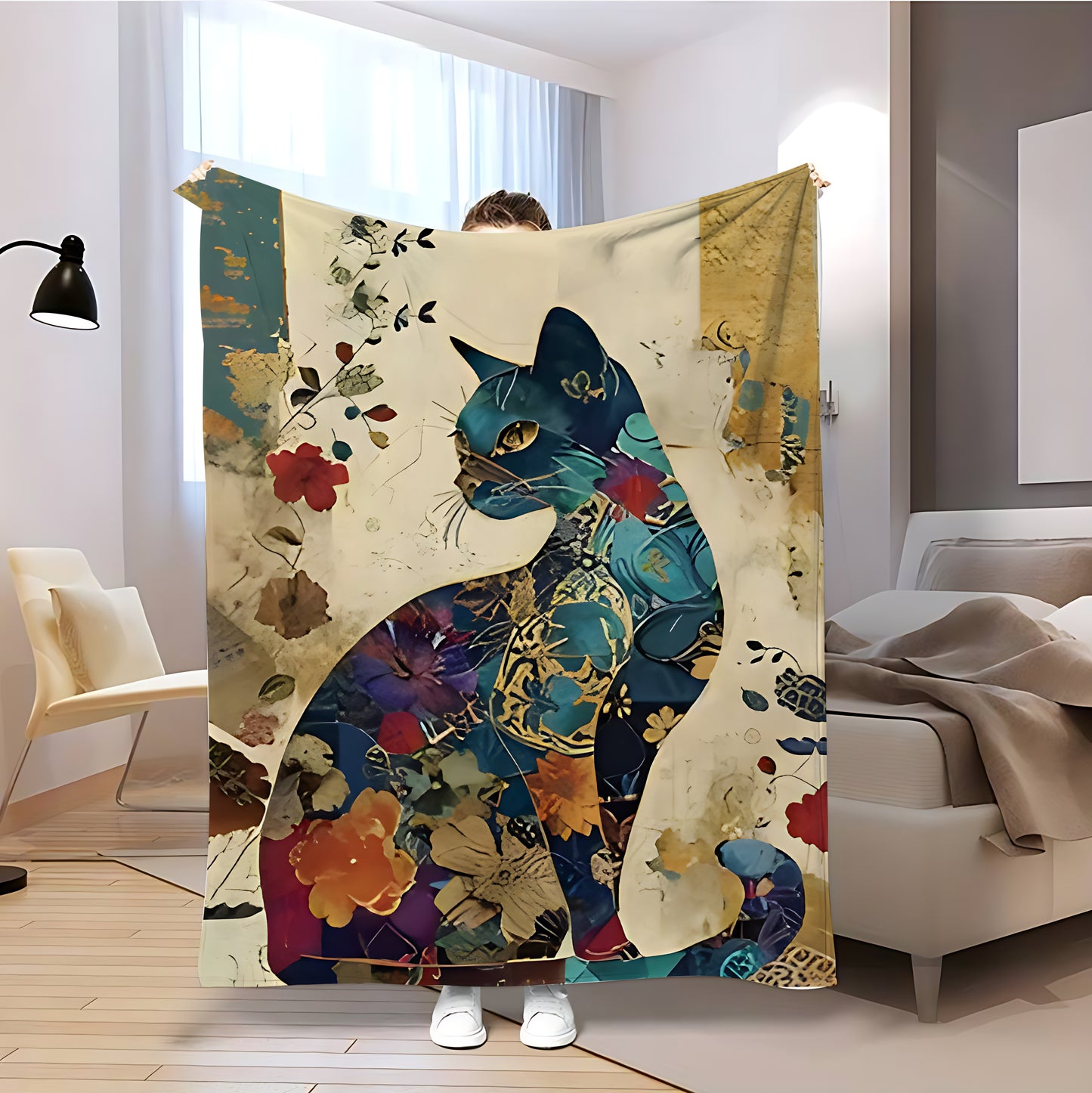 T087 Flannel Blanket for Bed, Couch, Recliner & Travel - All-Season Comfort, -Pilling, Suitable for Adults and Teens