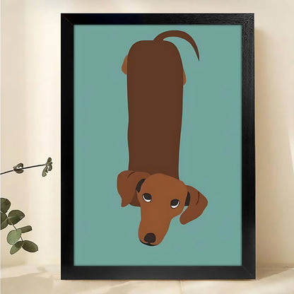 W190  Natural Wood Canvas – High-Quality Abstract Art | Perfect for Living Room & Office