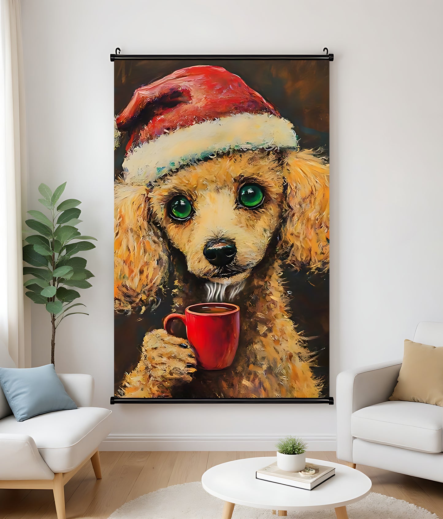 H010 Oil Canvas Scroll Painting – Classic Artwork for Living Spaces| Wallcow