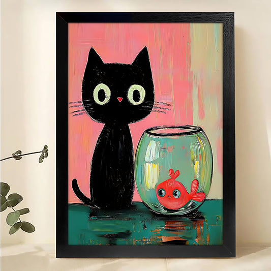 W181  Natural Wood Canvas – High-Quality Abstract Art | Perfect for Living Room & Office