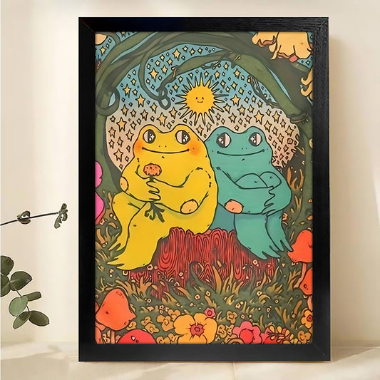 W380 Natural Wood Grain Canvas Decorative Painting – High-Quality Abstract Art | Ideal for Living Rooms and Offices