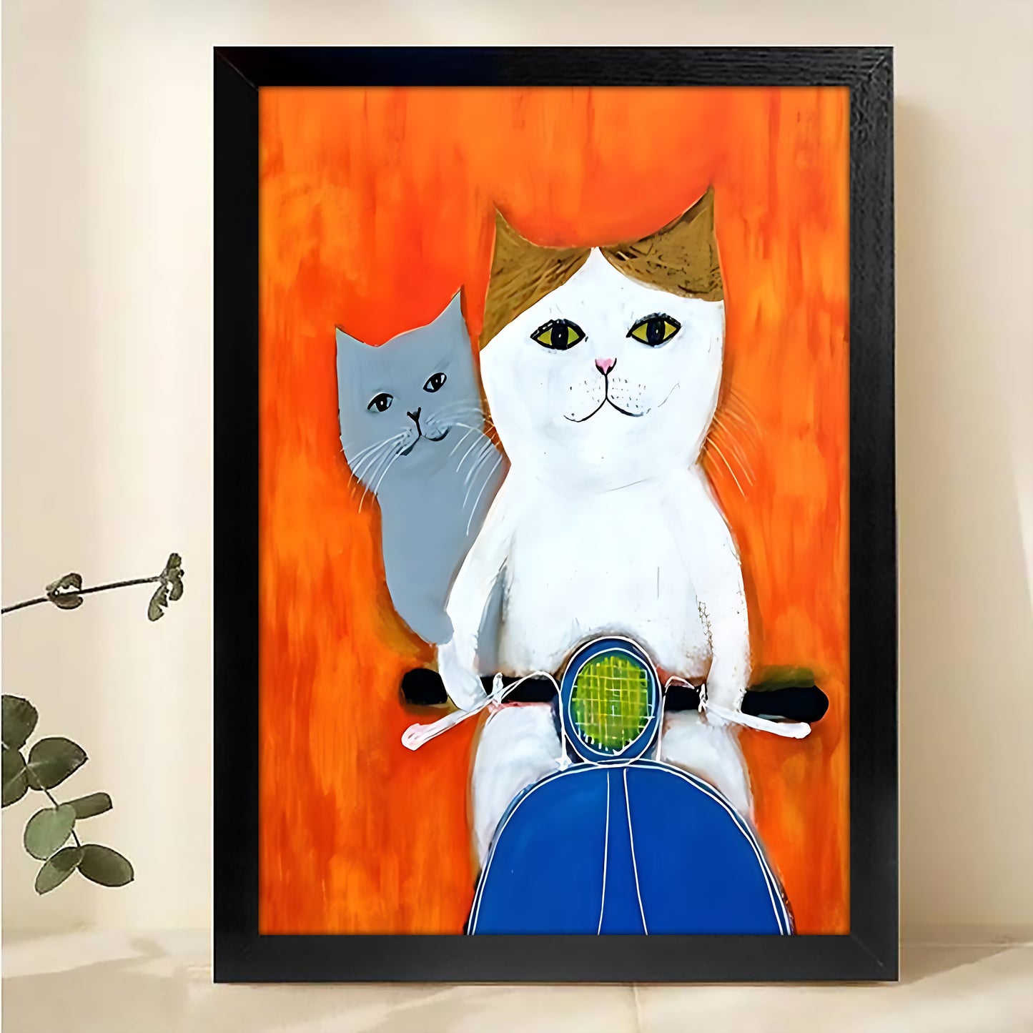 W388 Natural Wood Grain Canvas Decorative Painting – High-Quality Abstract Art | Ideal for Living Rooms and Offices