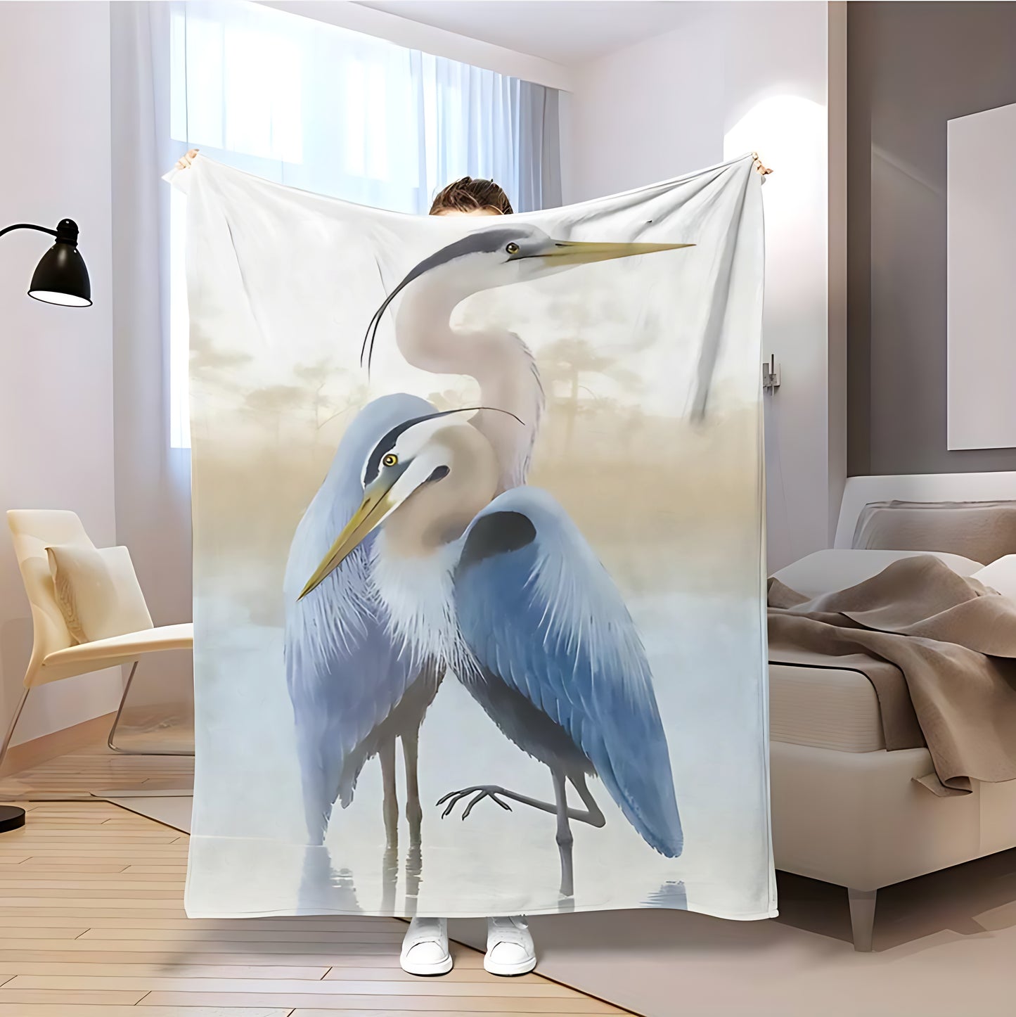 T064 Flannel Blanket for Bed, Couch, Recliner & Travel - All-Season Comfort, -Pilling, Suitable for Adults and Teens