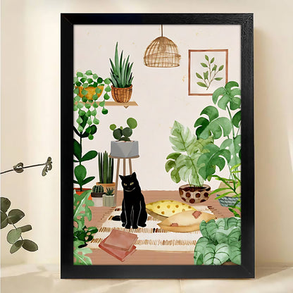 W211  Natural Wood Canvas – High-Quality Abstract Art | Perfect for Living Room & Office