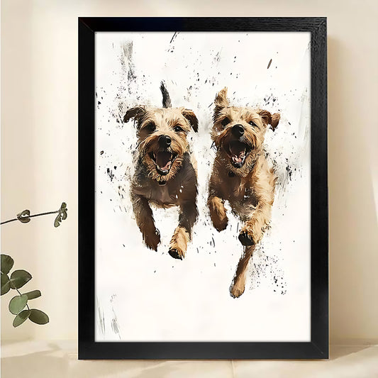 W382 Natural Wood Grain Canvas Decorative Painting – High-Quality Abstract Art | Ideal for Living Rooms and Offices