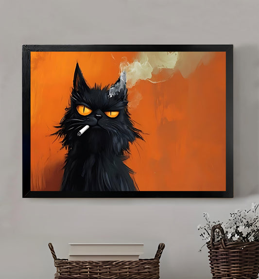 W335 Natural Wood Canvas – High-Quality Abstract Art | Perfect for Living Room & Office