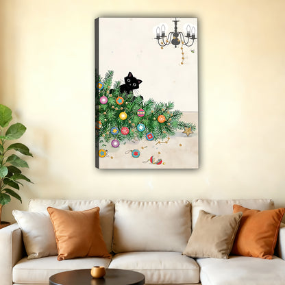 W441 Natural Wood Grain Canvas Decorative Painting – High-Quality Abstract Art | Ideal for Living Rooms and Offices