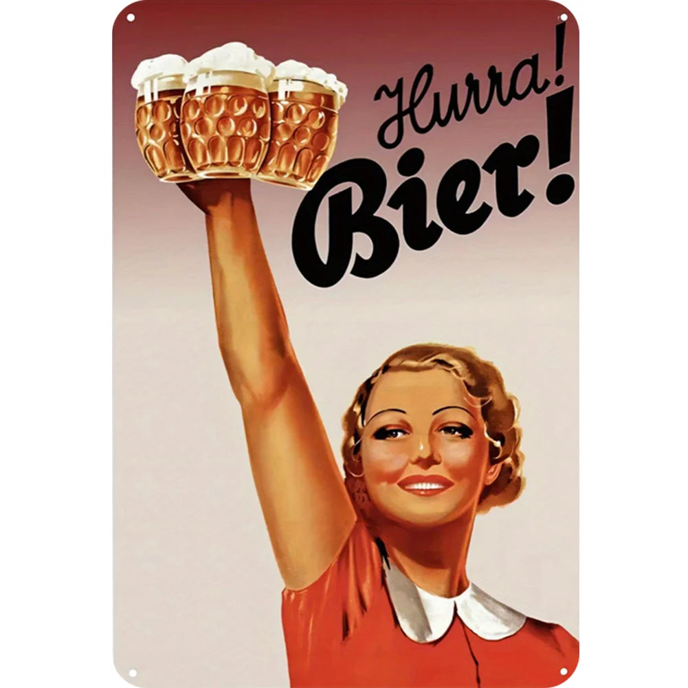 8x12 Funny Bar Metal Sign – Tin Wall Art for Home Bars & Man Caves | Tin & Time Co.#5010