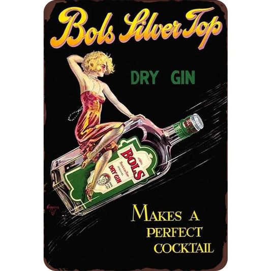 8x12 Funny Bar Metal Sign – Tin Wall Art for Home Bars & Man Caves | Tin & Time Co.#5014