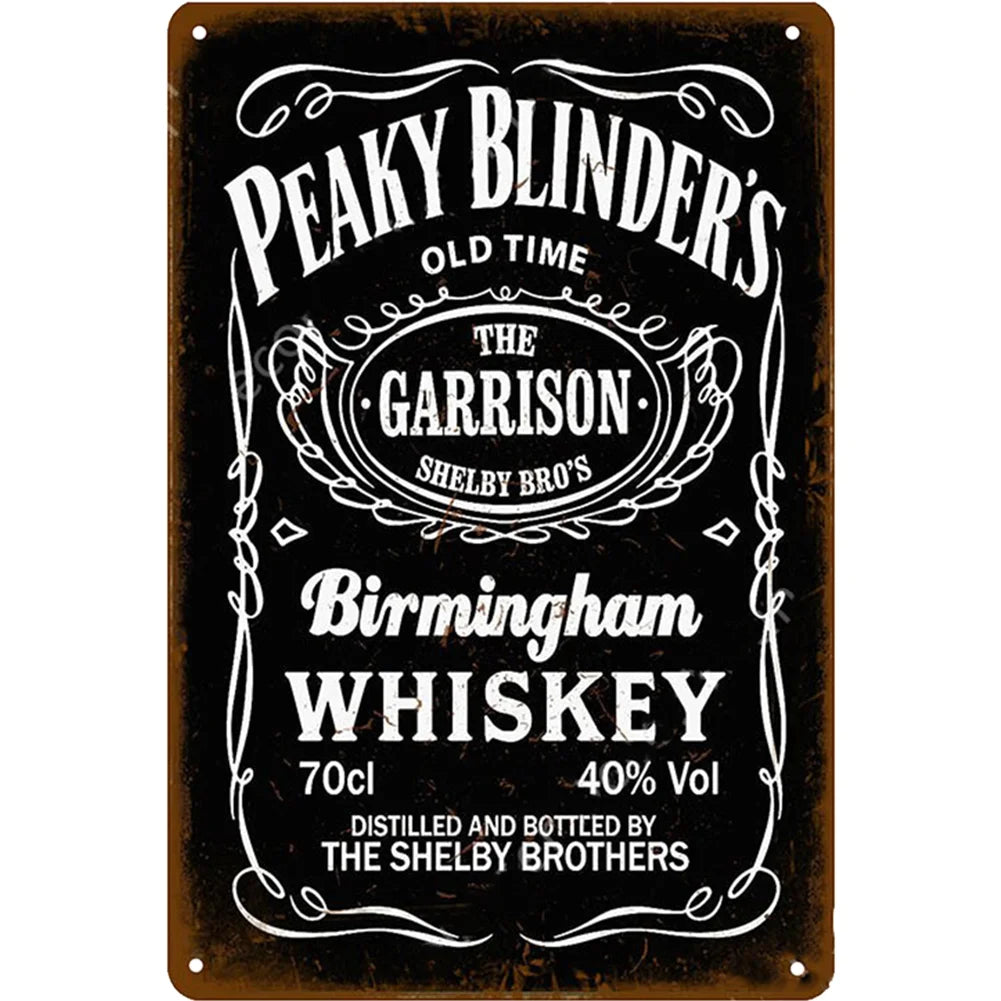 8x12 Funny Bar Metal Sign – Tin Wall Art for Home Bars & Man Caves | Tin & Time Co.#5018